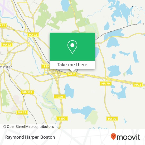 Raymond Harper map