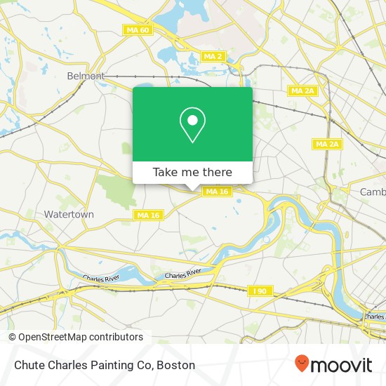 Mapa de Chute Charles Painting Co