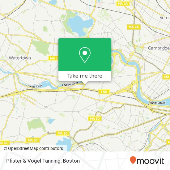 Mapa de Pfister & Vogel Tanning