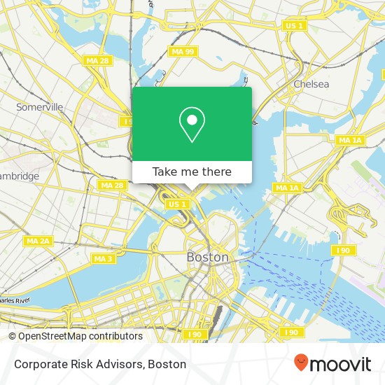 Corporate Risk Advisors map