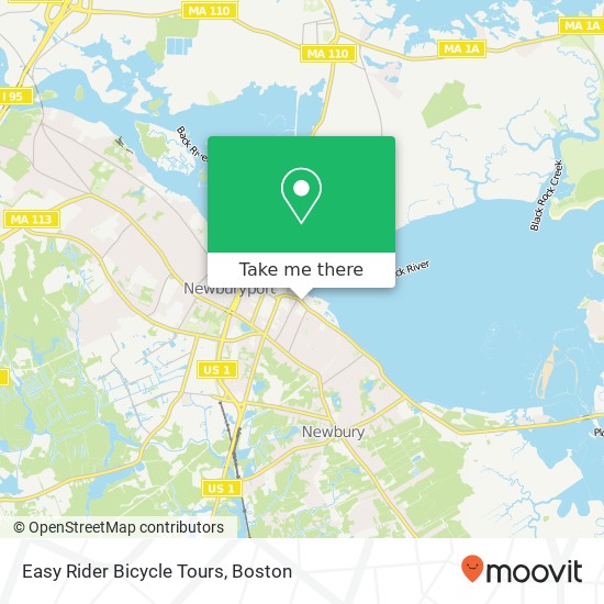 Mapa de Easy Rider Bicycle Tours