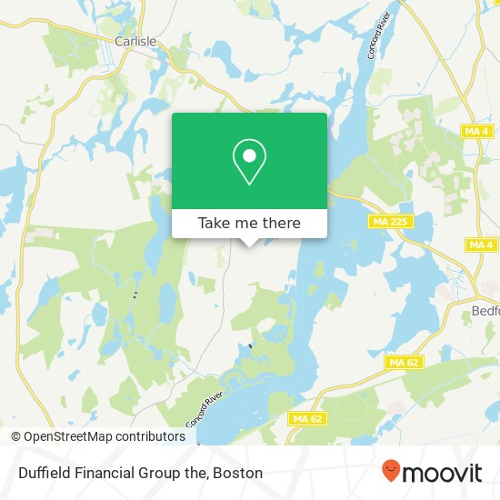 Mapa de Duffield Financial Group the