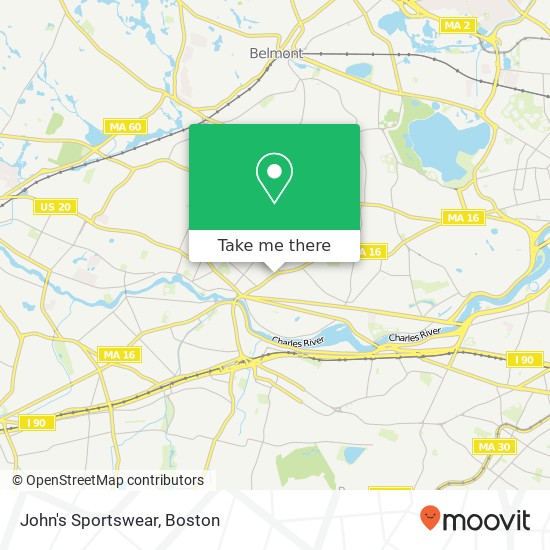 John's Sportswear map