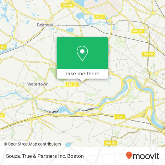 Souza, True & Partners Inc map