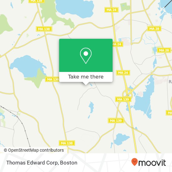 Mapa de Thomas Edward Corp