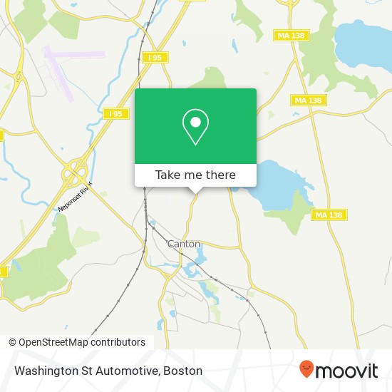Washington St Automotive map