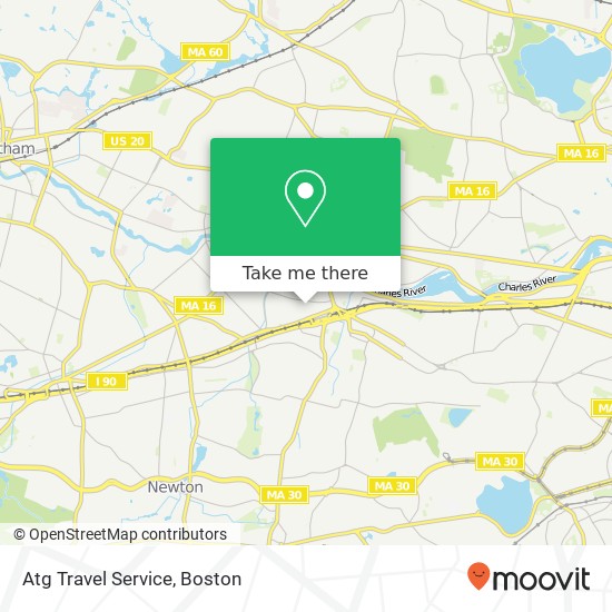 Atg Travel Service map