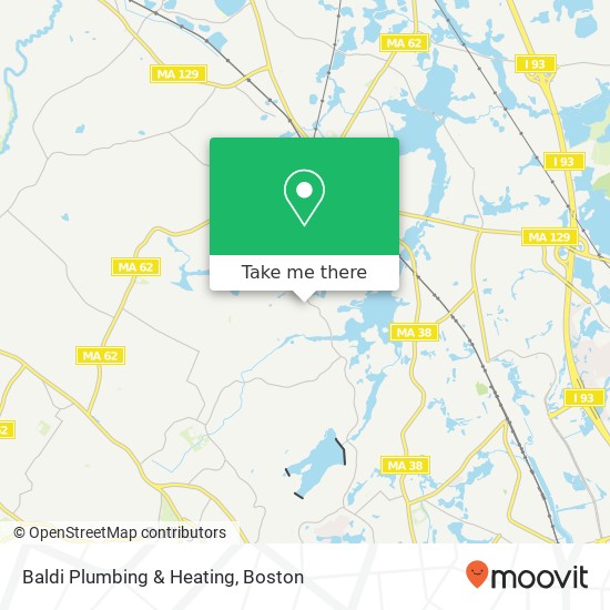 Baldi Plumbing & Heating map