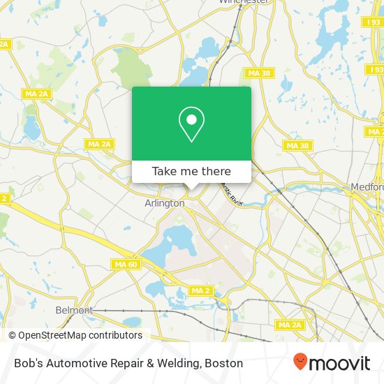 Bob's Automotive Repair & Welding map