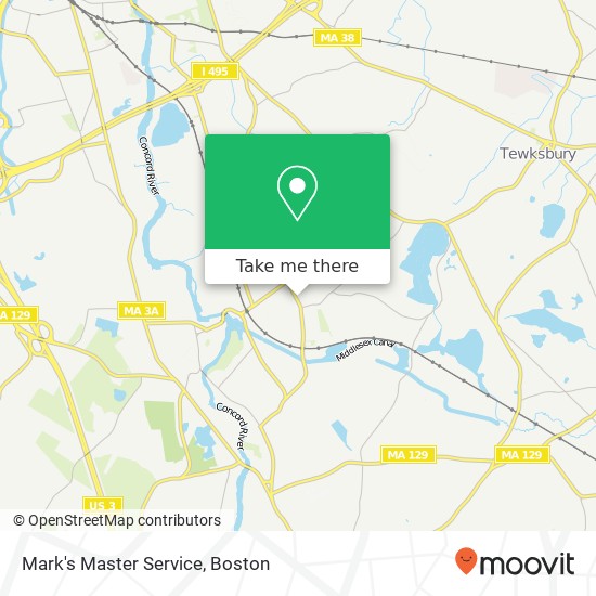 Mark's Master Service map
