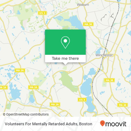 Volunteers For Mentally Retarded Adults map