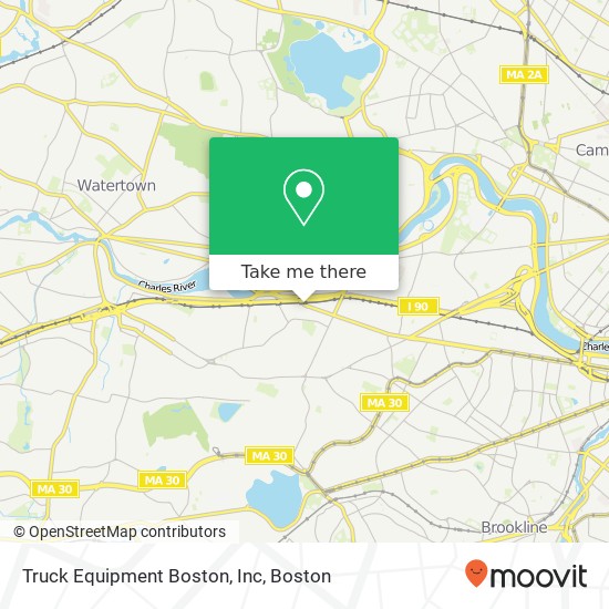 Mapa de Truck Equipment Boston, Inc