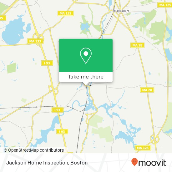 Jackson Home Inspection map