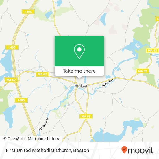 Mapa de First United Methodist Church