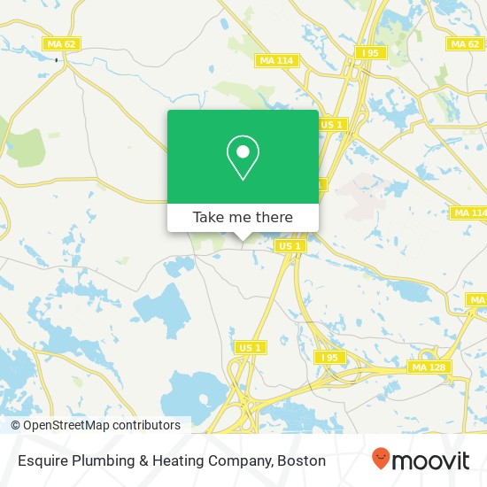 Mapa de Esquire Plumbing & Heating Company