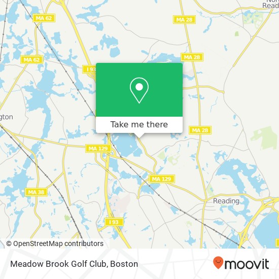 Mapa de Meadow Brook Golf Club