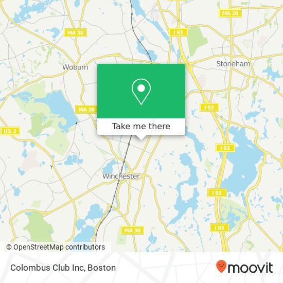 Colombus Club Inc map