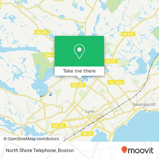 North Shore Telephone map