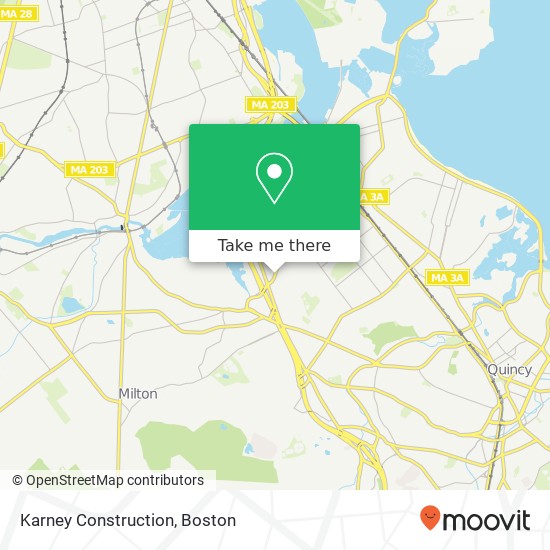 Karney Construction map