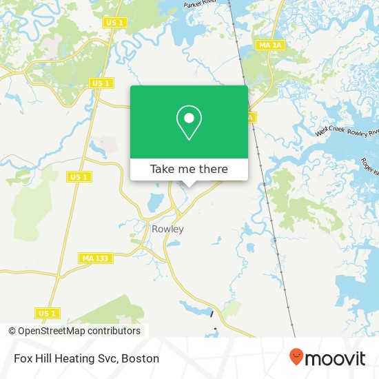 Mapa de Fox Hill Heating Svc