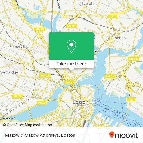 Mazow & Mazow Attorneys map