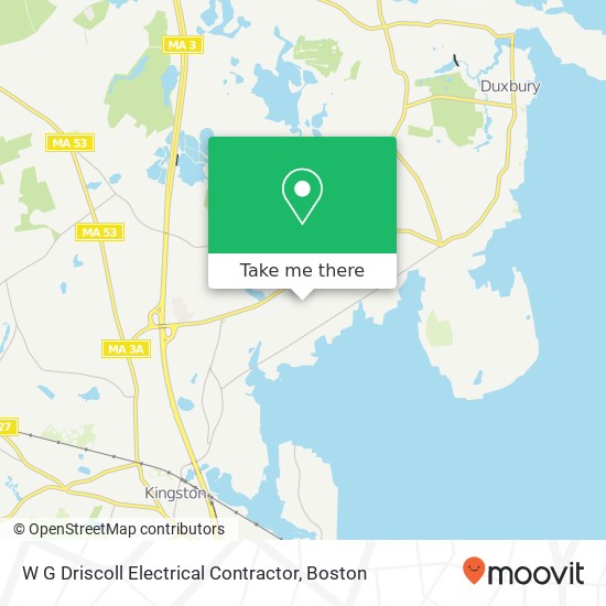 W G Driscoll Electrical Contractor map