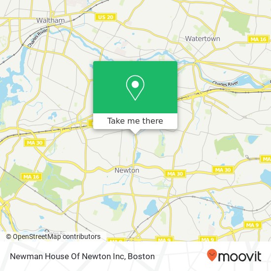 Newman House Of Newton Inc map