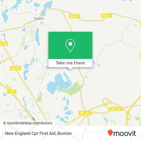 Mapa de New England Cpr First Aid