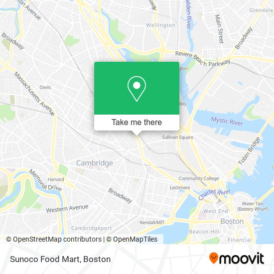 Mapa de Sunoco Food Mart