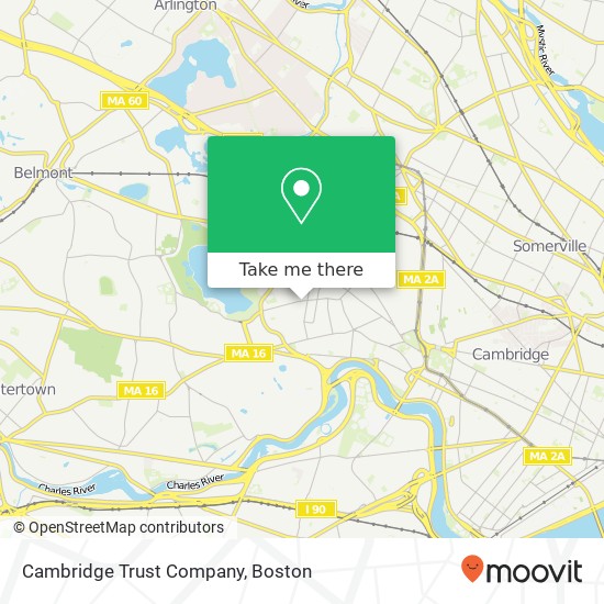 Cambridge Trust Company map