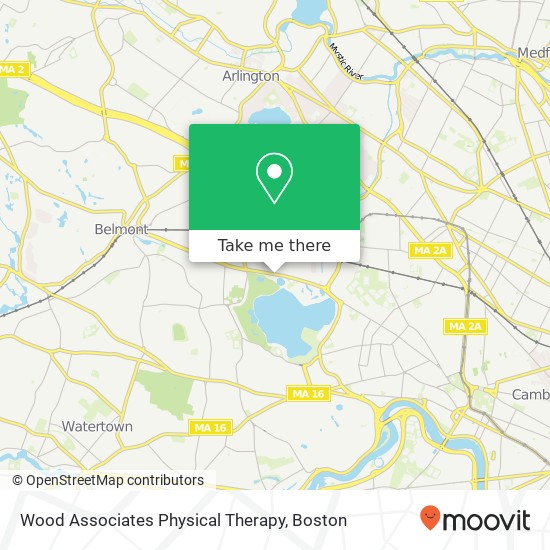 Wood Associates Physical Therapy map