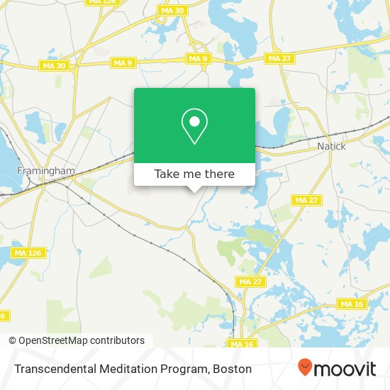 Transcendental Meditation Program map
