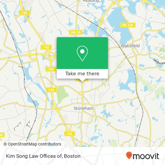 Mapa de Kim Song Law Offices of