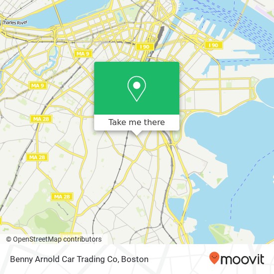 Mapa de Benny Arnold Car Trading Co