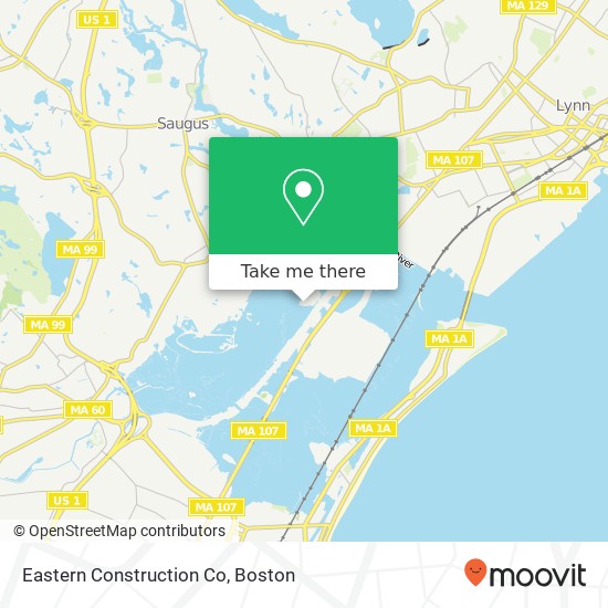 Eastern Construction Co map