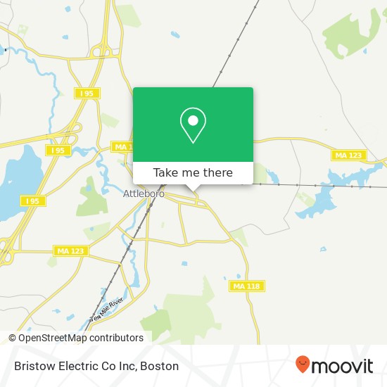 Bristow Electric Co Inc map