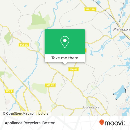 Appliance Recyclers map