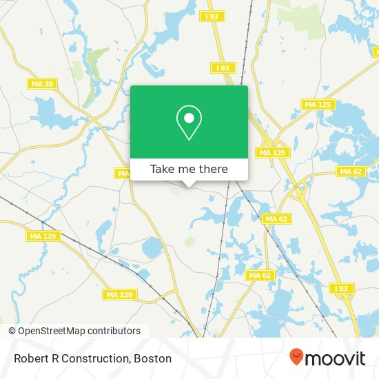 Mapa de Robert R Construction