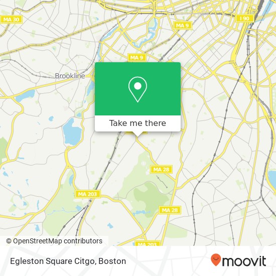 Mapa de Egleston Square Citgo