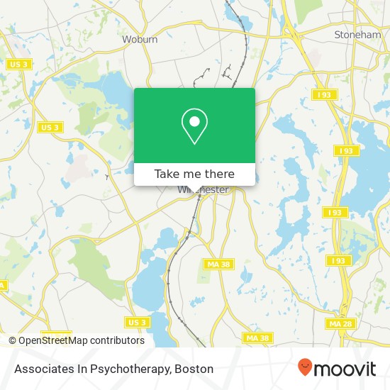 Associates In Psychotherapy map