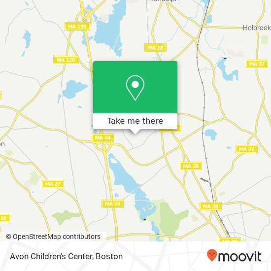 Avon Children's Center map