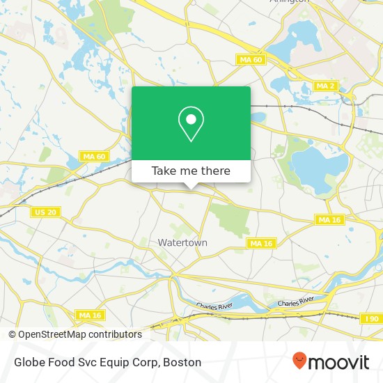 Globe Food Svc Equip Corp map