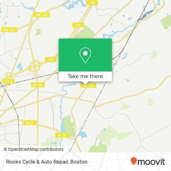 Rooks Cycle & Auto Repair map
