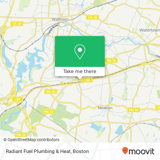 Mapa de Radiant Fuel Plumbing & Heat