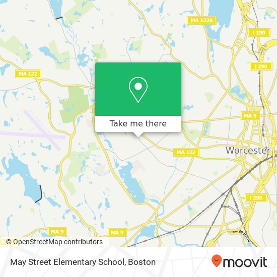 May Street Elementary School map