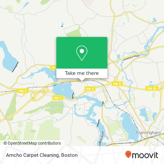 Mapa de Amcho Carpet Cleaning