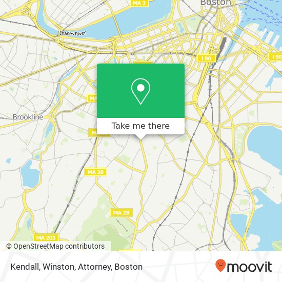 Kendall, Winston, Attorney map