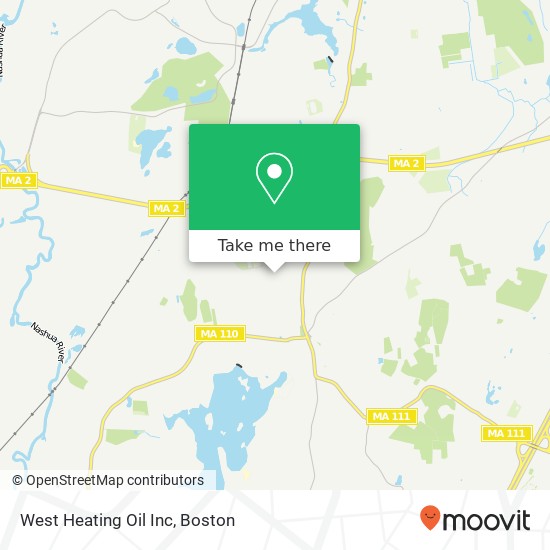 Mapa de West Heating Oil Inc