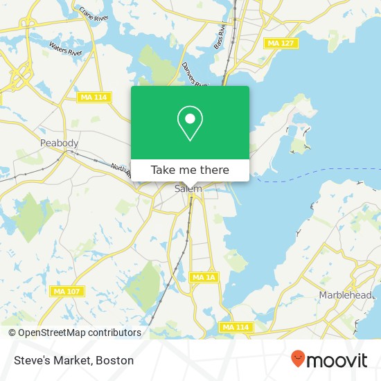 Mapa de Steve's Market