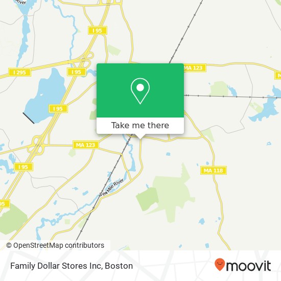 Family Dollar Stores Inc map